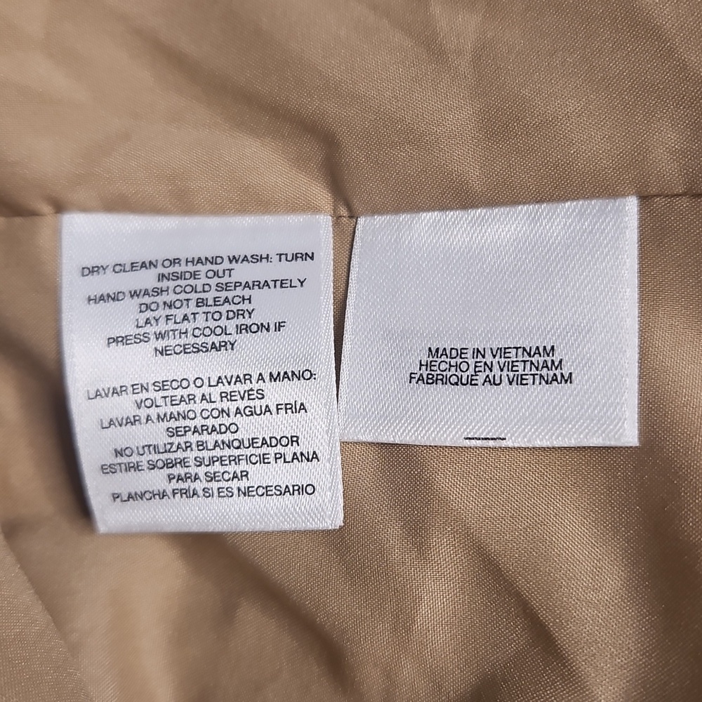 Ann Klein Plaid Popover With Side Slits In Bisqueware Light Coffee Combo - Picture 11 of 12